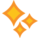Sparkles on Google Noto Color Emoji Android 6.0.1