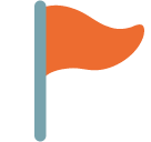Triangular Flag on Google Noto Color Emoji Android 6.0.1
