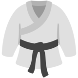 Martial Arts Uniform on Google Noto Color Emoji Android 7.0