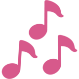 Musical Notes on Google Noto Color Emoji Android 7.0