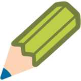 Pencil on Google Noto Color Emoji Android 7.0