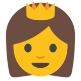 Princess on Google Noto Color Emoji Android 7.0
