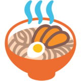 Steaming Bowl on Google Noto Color Emoji Android 7.0