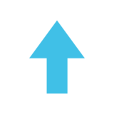 Up Arrow on Google Noto Color Emoji Android 7.0
