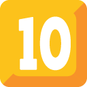Keycap: 10 on Google Noto Color Emoji Android 4.4