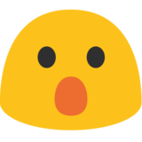Face with Open Mouth on Google Noto Color Emoji Android 7.1