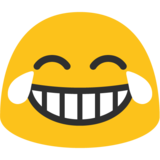 Face with Tears of Joy on Google Noto Color Emoji Android 7.1