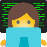 Woman Technologist on Google Noto Color Emoji Android 7.1