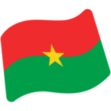 Flag: Burkina Faso on Google Noto Color Emoji Android 7.1