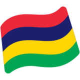 Flag: Mauritius on Google Noto Color Emoji Android 7.1