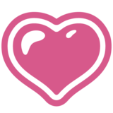 Growing Heart on Google Noto Color Emoji Android 7.1