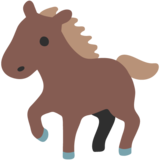 Horse on Google Noto Color Emoji Android 7.1