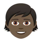 Child: Dark Skin Tone on JoyPixels 5.5