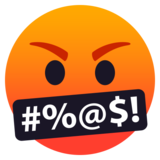 Face with Symbols on Mouth on JoyPixels 5.5
