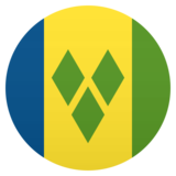 Flag: St. Vincent & Grenadines on JoyPixels 5.5