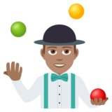 Man Juggling: Medium Skin Tone on JoyPixels 5.5