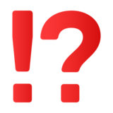 Exclamation Question Mark on JoyPixels 6.0