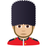 Man Guard: Medium-Light Skin Tone on JoyPixels 6.0