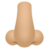 Nose: Medium-Light Skin Tone on JoyPixels 6.0