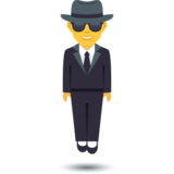 Person in Suit Levitating on JoyPixels 6.0