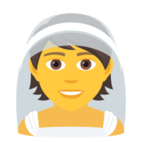 Person with Veil on JoyPixels 6.0
