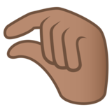 Pinching Hand: Medium Skin Tone on JoyPixels 6.0