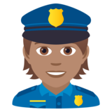 Police Officer: Medium Skin Tone on JoyPixels 6.0