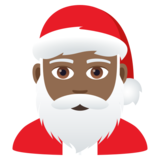 Santa Claus: Medium-Dark Skin Tone on JoyPixels 6.0