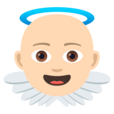 Baby Angel: Light Skin Tone on JoyPixels 6.5