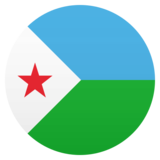 Flag: Djibouti on JoyPixels 6.5