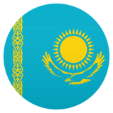 Flag: Kazakhstan on JoyPixels 6.5