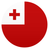 Flag: Tonga on JoyPixels 6.5