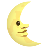 Last Quarter Moon Face on JoyPixels 6.5