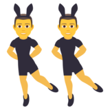 Men with Bunny Ears on JoyPixels 6.5