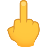 Middle Finger on JoyPixels 6.5
