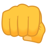 Oncoming Fist on JoyPixels 6.5