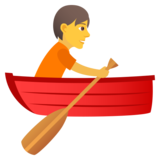 Person Rowing Boat on JoyPixels 6.5