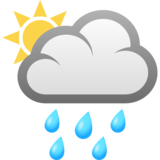 Sun Behind Rain Cloud on JoyPixels 6.5
