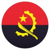 Flag: Angola on JoyPixels 6.6