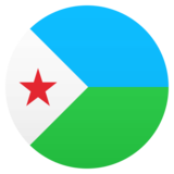 Flag: Djibouti on JoyPixels 6.6