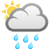 Sun Behind Rain Cloud on JoyPixels 6.6