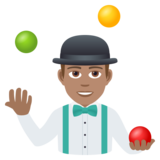 Man Juggling: Medium Skin Tone on JoyPixels 7.0