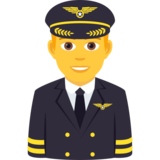 Man Pilot on JoyPixels 7.0