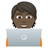 Technologist: Dark Skin Tone on JoyPixels 7.0
