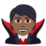 Vampire: Medium-Dark Skin Tone on JoyPixels 7.0