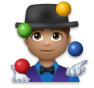 Man Juggling: Medium Skin Tone on LG Velvet