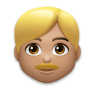 Man: Medium Skin Tone, Blond Hair on LG Velvet