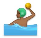 Man Playing Water Polo: Medium-Dark Skin Tone on LG Velvet