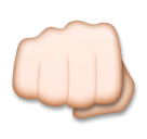 Oncoming Fist: Light Skin Tone on LG Velvet