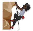 Person Climbing: Dark Skin Tone on LG Velvet